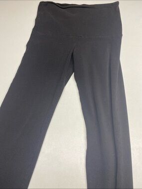 HUE Black Wide-Leg Leggings